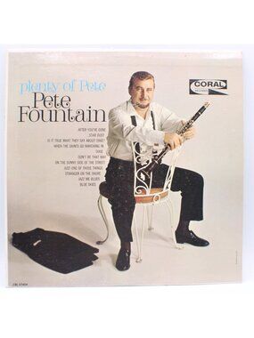 Jazz Icon Plenty Of Pete Pete Fountain Vinyl LP USA Clarinet Dixieland Collector